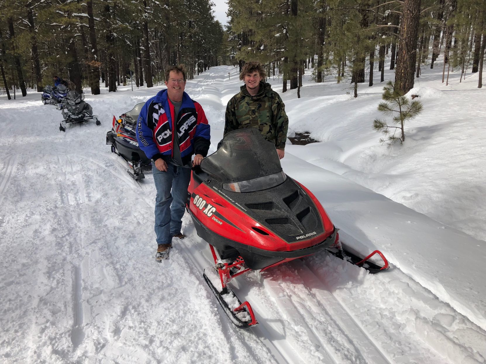 Snowmobiling